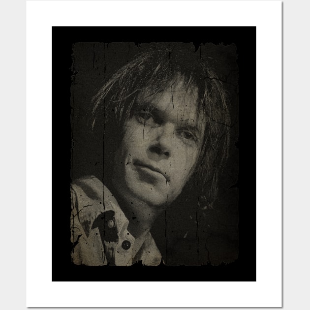 Neil Young Vintage Wall Art by Nyepelekan